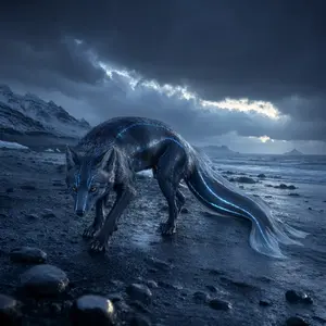 Arctic fox + Electric eel